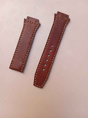 بند ساعت چرم گاوی قهوه ای هابلوت